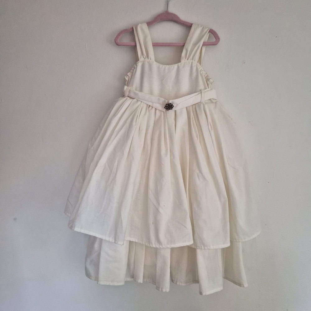 Edens Bouquet Elegant Cream Dress